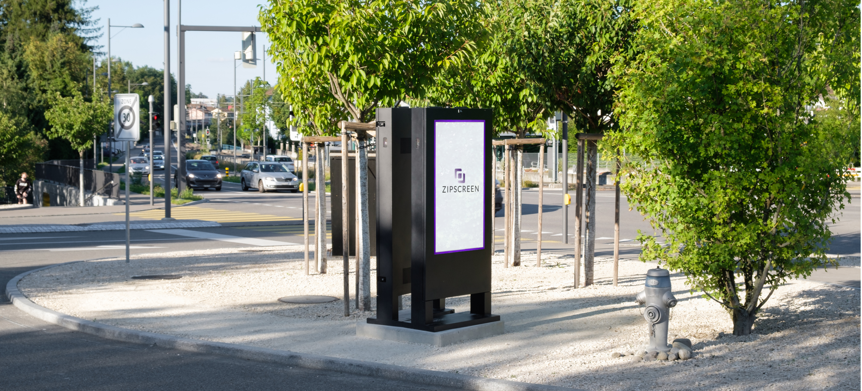 ZipScreen in Rudolfstetten-Friedlisberg, Aargau